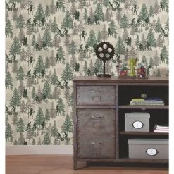 Netflix Stranger Things Hawkins Woods Peel And Stick Wallpaper Brown - RoomMates -Child Furniture Store GUEST d6a0a3da 4698 41e1 b57f 1a74c76252c9