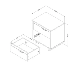Fynn 2-Drawer Nightstand - South Shore -Child Furniture Store GUEST d708e8bd c00e 468d b3a0 26985a85732e