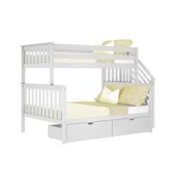 Max & Lily Twin Over Full Staircase Bunk Bed With Storage Drawers -Child Furniture Store GUEST d8a53447 8973 4828 95ec 6a14624db7c0
