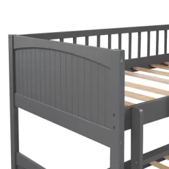 Twin Over Twin Bunk Bed With Twin Size Loft Bed With 2 Drawers - ModernLuxe 16 Twin Over Twin Bunk Bed With Twin Size Loft Bed With 2 Drawers - ModernLuxe -Child Furniture Store GUEST d9738109 b92f 4dee a38e c246eebb854b