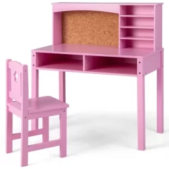 Costway Kids Desk And Chair Set Study Writing Workstation With Hutch & Bulletin Board 21 Costway Kids Desk And Chair Set Study Writing Workstation With Hutch & Bulletin Board -Child Furniture Store GUEST da8e3214 dae3 4746 a7aa f2bb05220b12