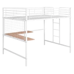 Full Size Metal Loft Bed With Desk And Grid - ModernLuxe -Child Furniture Store GUEST dae25fb0 8c03 4677 92aa 690fb79be131