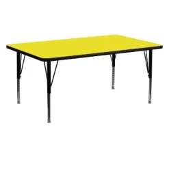 Flash Furniture 24''W X 60''L Rectangular HP Laminate Activity Table - Height Adjustable Short Legs 8 Flash Furniture 24''W X 60''L Rectangular HP Laminate Activity Table - Height Adjustable Short Legs -Child Furniture Store GUEST dae3a13f e56f 4f41 af66 9736c72f6cfa