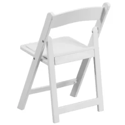 Emma And Oliver 11 Pack Kids White Resin Folding Chair With White Vinyl Padded Seat -Child Furniture Store GUEST db3c9b0e 5d6e 4e41 bb96 57c6863e1d44