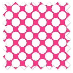 Bacati - Large Dots Crib/Toddler Bed Skirt - Fuschia
