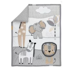 Lambs & Ivy Jungle Safari Gray/Tan/White Nursery 6-Piece Baby Crib Bedding Set 18 Lambs & Ivy Jungle Safari Gray/Tan/White Nursery 6-Piece Baby Crib Bedding Set -Child Furniture Store GUEST dcba9796 f5d5 4887 8826 a73d67ea737c