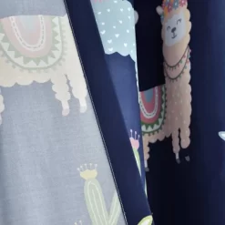 52"x84" Make A Wish Southwest Llama Cactus Window Curtain Panels Set - Lush Décor -Child Furniture Store GUEST ded7c023 2efd 42ee a2b1 4ab8f6b9e60d