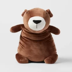 Bear Weighted Plush Kids' Throw Pillow Brown - Pillowfort™ -Child Furniture Store GUEST e14bf083 0b66 46ff 9039 736ae79b5f51