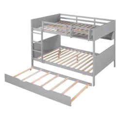 Separable Full-Over-Full Bunk Bed With Twin Size Trundle And Bookshelf - ModernLuxe 18 Separable Full-Over-Full Bunk Bed With Twin Size Trundle And Bookshelf - ModernLuxe -Child Furniture Store GUEST e3bc7950 7611 441a 91a3 111586835edb