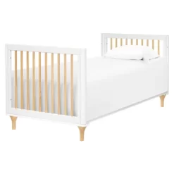 Babyletto Lolly 4-in-1 Convertible Mini Crib And Twin Bed With Toddler Bed Conversion Kit - White/Natural -Child Furniture Store GUEST e58159dd 9ac5 4d30 aaf8 8a6a887b4de5