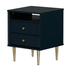 Dylane 2-Drawer Nightstand Navy - South Shore -Child Furniture Store GUEST e5f7f51a 715f 44df b62e c240e99d2b1a