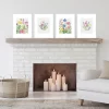 Big Dot Of Happiness Wildflowers - Unframed Floral Nursery And Room Decor Linen Paper Wall Art - Set Of 4 - Artisms - 8 X 10 Inches -Child Furniture Store GUEST e89fdaf0 7744 4749 976b dfeae9e70a3f