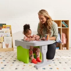 ECR4Kids Tri-Me Cube Chair Desk, Kids Furniture, Light Grey -Child Furniture Store GUEST e90c6034 ee50 4591 8dea 4356d898265d