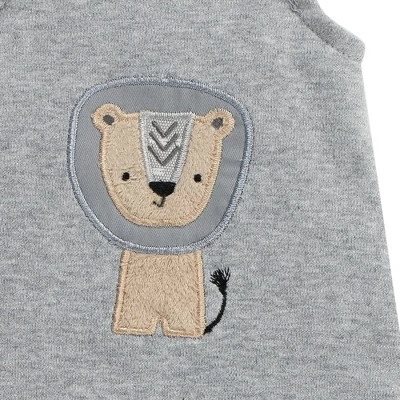 Lambs & Ivy Jungle Safari Gray/Tan/White Nursery 6-Piece Baby Crib Bedding Set 8 Lambs & Ivy Jungle Safari Gray/Tan/White Nursery 6-Piece Baby Crib Bedding Set - Image 6