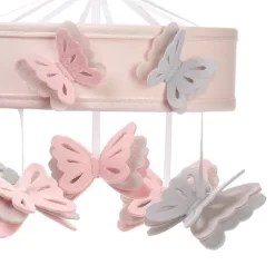 Lambs & Ivy Baby Blooms Pink Butterfly Musical Baby Crib Mobile Soother Toy -Child Furniture Store GUEST e929fddb 014a 46fe 804d 49eeb0abbf7c