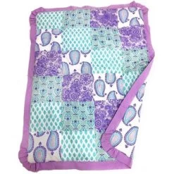 Bacati - Paisley Isabella Purple Lilac Aqua 3 Pc Crib Bedding Set -Child Furniture Store GUEST e9bec9e3 1414 43f4 800b 0bb12744566f