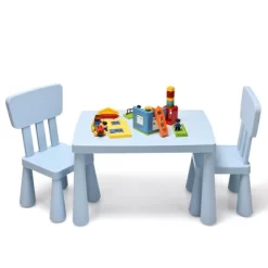 Costway Kids Table & 2 Chairs Set Toddler Activity Play Dining Study Desk Baby Gift -Child Furniture Store GUEST ea5272b5 93cf 4c1d 9023 6537f611fbb6