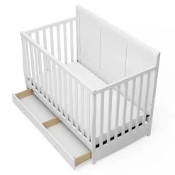 Graco Asheville 5-in-1 Convertible Crib With Drawer - White -Child Furniture Store GUEST ec1a325d 508b 4283 831f c2ce6998e84e
