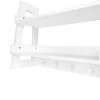 Kids' 2 Tier Ladder Wall Shelf With Hooks White - RiverRidge Home -Child Furniture Store GUEST ecd3a537 2b57 4bda a1b6 55980ea7266d