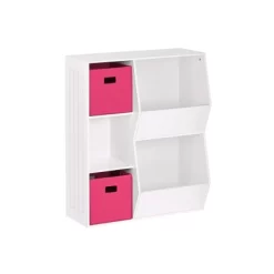 3pc Kids' Floor Cabinet With 2 Bins Set - RiverRidge Home -Child Furniture Store GUEST f0501c34 752d 48bd 90e0 de3f1af6f4b7