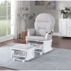 Suite Bebe Mason Glider & Ottoman - White/Woven Gray -Child Furniture Store GUEST f05ab264 040f 4776 a296 d22e8110f17f
