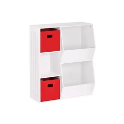 3pc Kids' Floor Cabinet With 2 Bins Set - RiverRidge Home -Child Furniture Store GUEST f0831907 ba5e 463c a41e 55cbe12a14d2