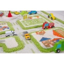31.5"x44.5" Traffic Green 3D Play Rug - IVI -Child Furniture Store GUEST f164efd8 3509 43fe a860 0a7cabb2dd11