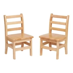 ECR4Kids Three Rung Ladderback Chair, Classroom Seating, Natural, 2-Pack -Child Furniture Store GUEST f1d11e1f 6a55 4b36 95ee ac9bcf1aeaca
