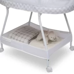 Delta Children Sweet Dreams Bassinet With Airflow Mesh - Gray Infinity -Child Furniture Store GUEST f1d41123 fe7d 4146 b1a5 7da7fe4df422