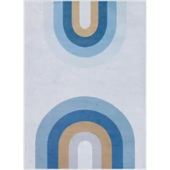 Well Woven Twi Rainbow Apollo Kids Collection Blue Area Rug -Child Furniture Store GUEST f2947948 5678 4152 b454 92ba7188e7d4