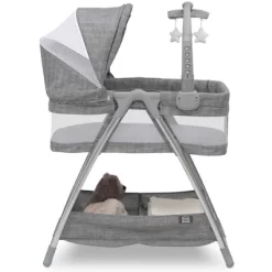 Simmons Kids' City Sleeper Bassinet - Gray Tweed -Child Furniture Store GUEST f42517e8 2560 4b0d 9a0f f4b173858a3e