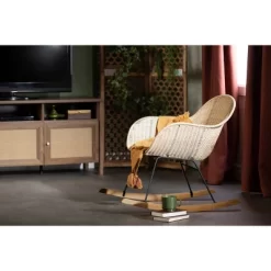 South Shore Balka Rocking Accent Chair - Rattan -Child Furniture Store GUEST f462eb0a db6a 4c2b 8b0b 671bd62d3cba
