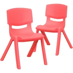 Flash Furniture 2 Pack Plastic Stackable School Chair With 12" Seat Height -Child Furniture Store GUEST f5000bf2 2750 463c 92cc 1df9d2c02d5b