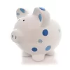 Bank Blue Multi Dot Bank - 1 Bank 7.75 Inches - Polka Piggy Money Saving - 3606Bl - Ceramic - Blue -Child Furniture Store GUEST f598d560 d5f8 4492 bc43 4fb4d46666f9