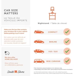 Navali 1-Drawer Nightstand Blueberry - South Shore -Child Furniture Store GUEST f6423f43 2ffe 4f34 95b9 ca5103577691