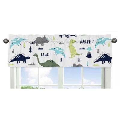 Sweet Jojo Designs Crib Bedding Set - Blue & Green Mod Dino - 11pc 3 Sweet Jojo Designs Crib Bedding Set - Blue & Green Mod Dino - 11pc
