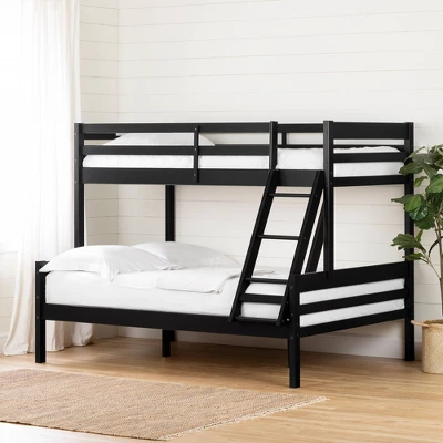 Induzy Solid Wood Bunk Beds Matte Black - South Shore 3 Induzy Solid Wood Bunk Beds Matte Black - South Shore