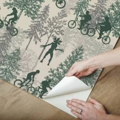 Netflix Stranger Things Hawkins Woods Peel And Stick Wallpaper Brown - RoomMates -Child Furniture Store GUEST fbb36809 00db 4ead b3f8 e107d83b678b