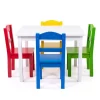5pc Kids' Wood Table And Chair Set - Humble Crew