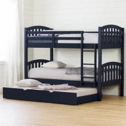 Ulysses Bunk Beds With Trundle Blue - South Shore