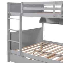 Separable Full-Over-Full Bunk Bed With Twin Size Trundle And Bookshelf - ModernLuxe 21 Separable Full-Over-Full Bunk Bed With Twin Size Trundle And Bookshelf - ModernLuxe -Child Furniture Store GUEST fd94fbef 706d 4b7b 866c 15b418fc23e7