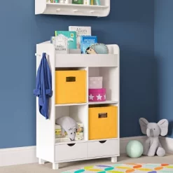 Kids' Book Nook Cubby Storage Cabinet With Bookrack - RiverRidge Home -Child Furniture Store GUEST fda9b03e b864 42a5 9664 6b841f3f648f