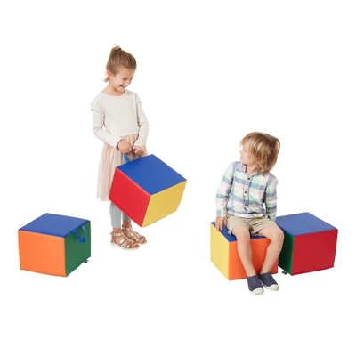 ECR4Kids SoftZone Cozy Cubes, Flexible Foam Seating 4 ECR4Kids SoftZone Cozy Cubes, Flexible Foam Seating - Image 2