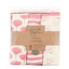 Touched By Nature Infant Girl Organic Cotton Swaddle Wraps, Tulip, 0-3 Months -Child Furniture Store GUEST fe781353 d347 4039 97b9 d47fae050e43